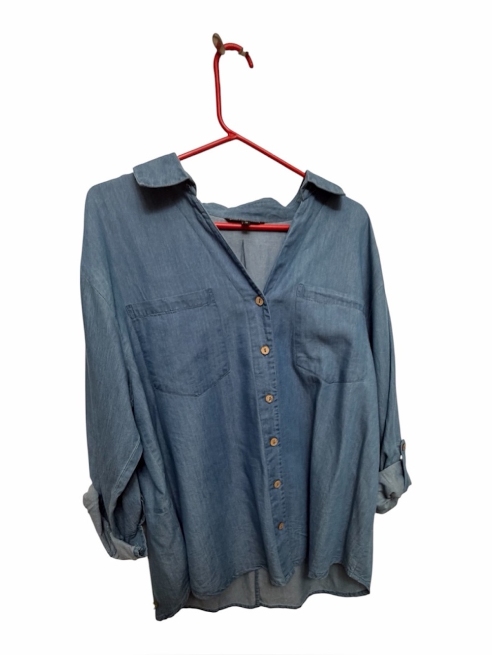 Light Blue Club Z Collection Button-Down Shirt